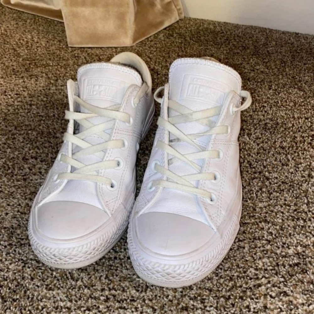 Converse Allstar White Leather sneakers
